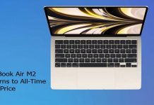 MacBook Air M2 Returns to All-Time Low Price