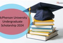 McPherson University Undergraduate Scholarship 2024