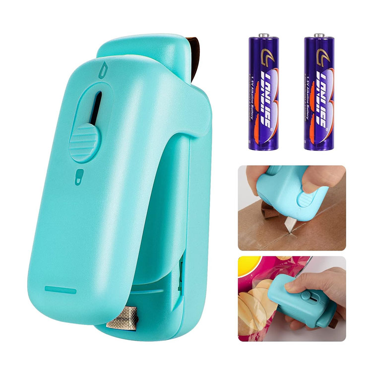 Mini Kenossion Chip Bag Sealer - Heat Seal with Cutter & Magnet