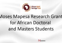 Moses Mapesa Research Grant