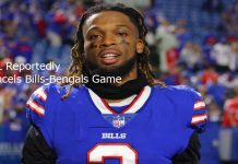 NFL Reportedly Cancels Bills-Bengals Game