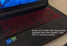 Nvidia RTX 4090 GPU Reportedly Spotted With New Raptor Lake CPU in Gaming Laptop