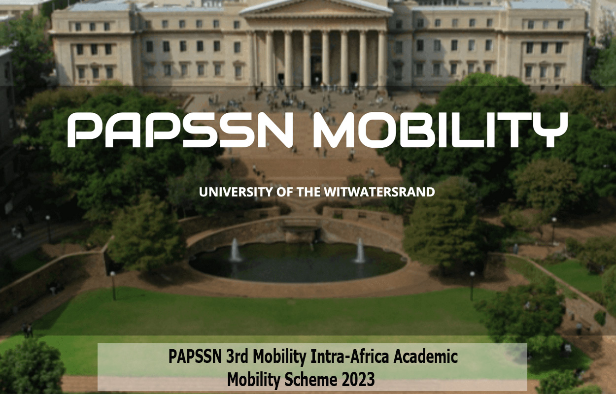PAPSSN 3rd Mobility Intra-Africa Academic Mobility Scheme 2023