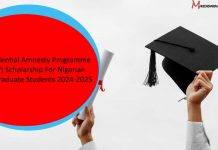 Presidential Amnesty Programme (PAP) Scholarship For Nigerian Postgraduate Students 2024-2025