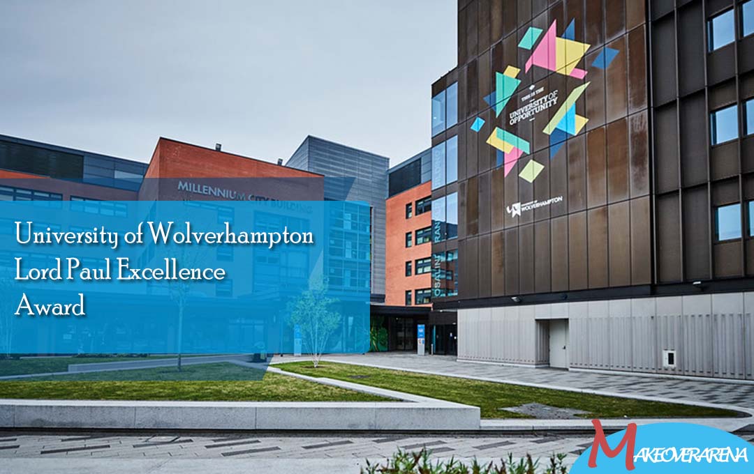 University of Wolverhampton Lord Paul Excellence Award