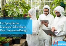 Oak Spring Garden Foundation’s Fellowship in Plant Conservation Biology
