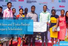Wilson and Yinka Badejo Legacy Scholarship