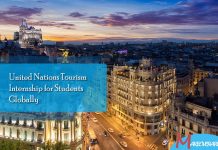 United Nations Tourism Internship for Students Globally