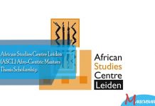 African Studies Centre Leiden (ASCL) Afro-Centric Masters Thesis Scholarship
