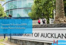 University Of Auckland 2024 Business Masters Scholarship