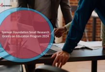 Spencer Foundation Small Research Grants on Education Program 2024