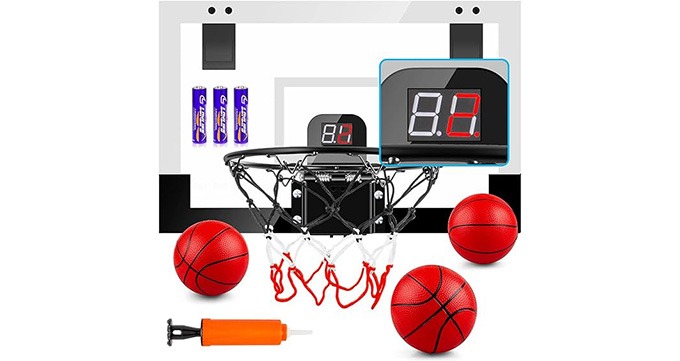 TREYWELL Indoor Basketball Hoop Fan Backboards for Teens and Adults