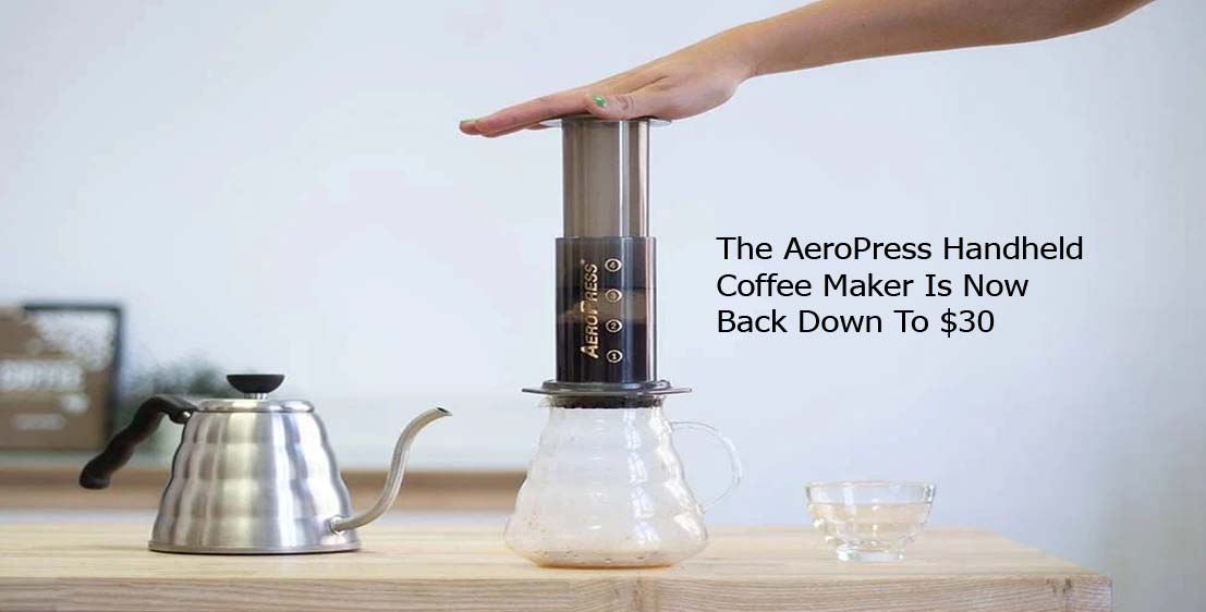 The AeroPress Handheld Coffee Maker Is Now Back Down To $30