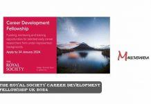 The Royal Society Career Development Fellowship UK 2024