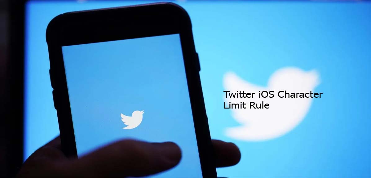 Twitter iOS Character Limit Rule
