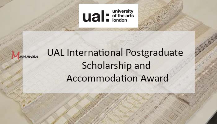 UAL International Postgraduate  Scholarship and Accommodation Award