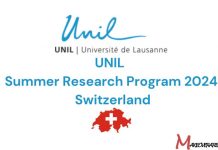 UNIL Summer Research Program 2024
