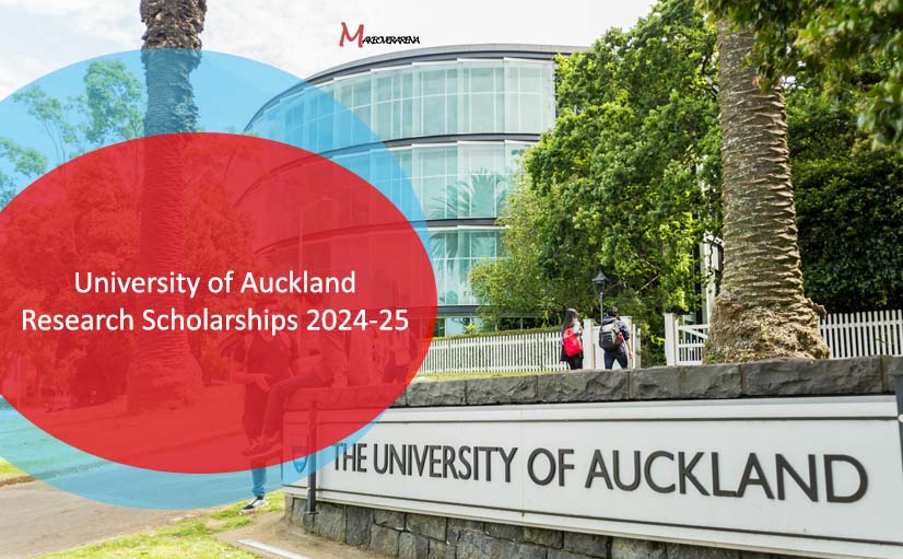 University of Auckland Research Scholarships 2024-25 