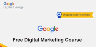 Free Online Digital Marketing Courses Offered By Google