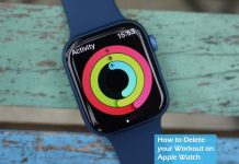 How to Delete your Workout on Apple Watch