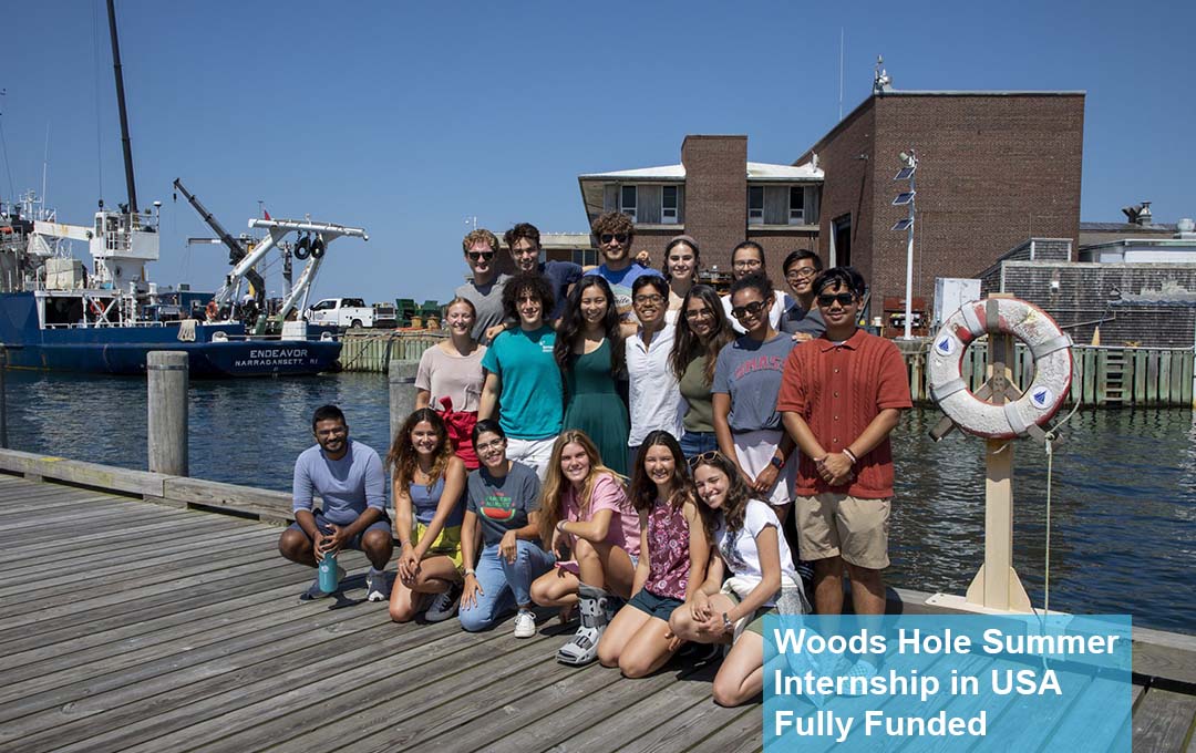 Woods Hole Summer Internship in USA Fully Funded