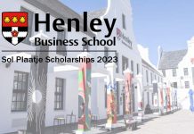 Henley Business School Sol Plaatje Scholarships 2023
