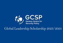 GCSP Global Leadership Scholarship