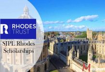 SJPL Rhodes Scholarships