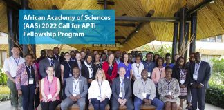 African Academy of Sciences (AAS) 2022 Call for APTI Fellowship Program for PhD Students