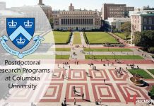 Postdoctoral Research Programs at Columbia University