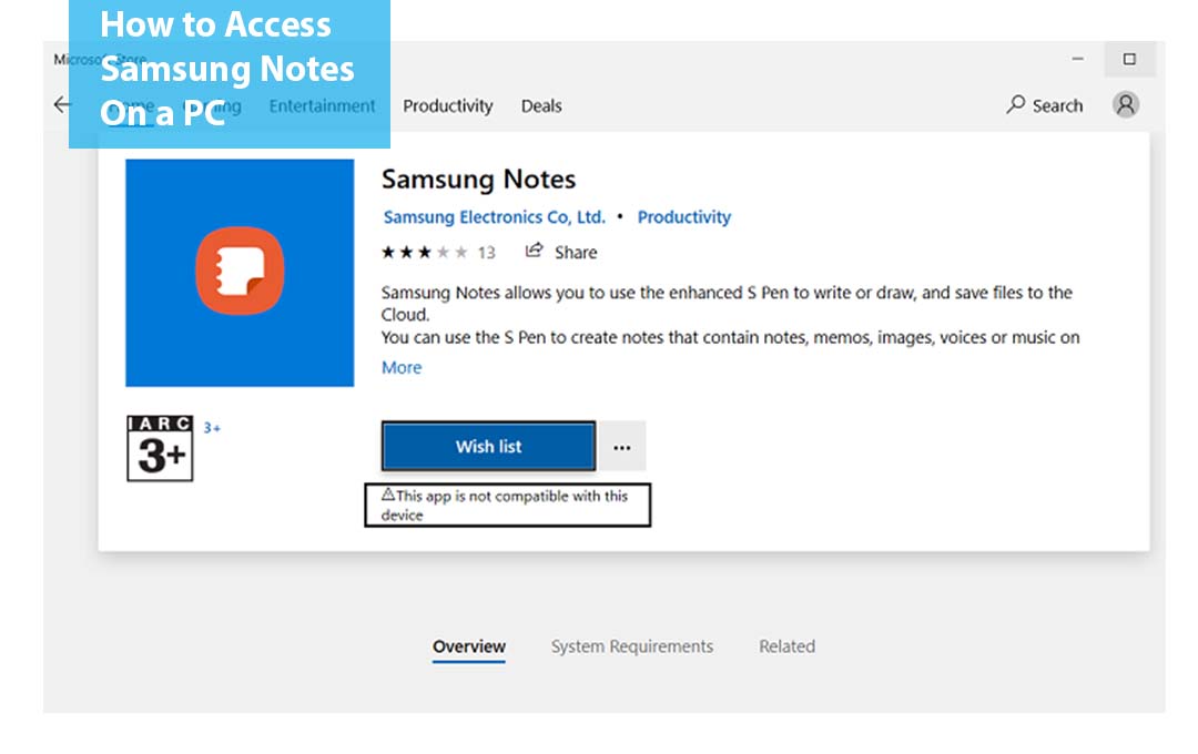 How to Access Samsung Notes On a PC