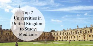 Universities in United Kingdom to Study Medicine