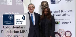 Oxford–Adara Foundation MBA Scholarship