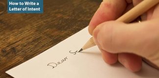 How to Write a Letter of Intent