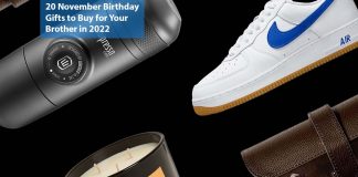 20 November Birthday Gifts to Buy for Your Brother in 2022
