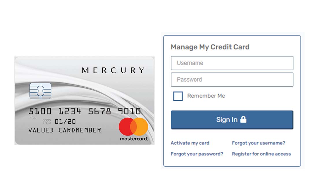 Mercury Credit Card Login