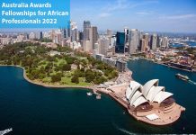 Australia Awards Fellowships for African Professionals 2022