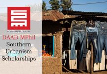 DAAD MPhil Southern Urbanism Scholarships