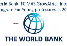World Bank-IFC MAS GrowAfrica Intern Program For Young professionals 2024