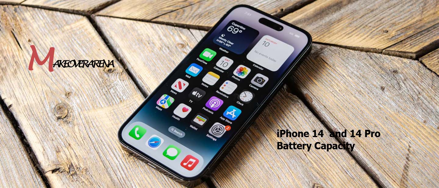 iPhone 14  and 14 Pro Battery Capacity