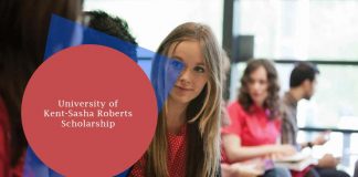 University of Kent-Sasha Roberts Scholarship