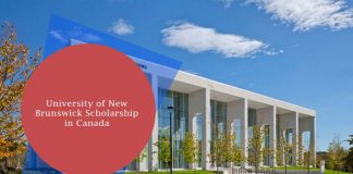 University of New Brunswick Scholarship in Canada