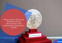 Prixx Galien Africa For Pharmaceutical Researchers And Institutions/Industries Grants