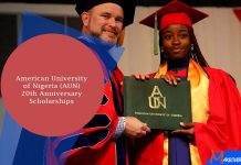 American University of Nigeria (AUN) 20th Anniversary Scholarships