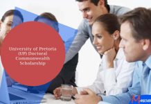 University of Pretoria (UP) Doctoral Commonwealth Scholarship