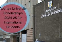 Applications are now open for international students who wish to study in the United Kingdom for the Abertay University Scholarships 2024–25 for International Students.